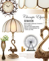 新品led铜台灯卧室床头灯装饰台灯创意台灯客厅欧式台灯卧室台灯